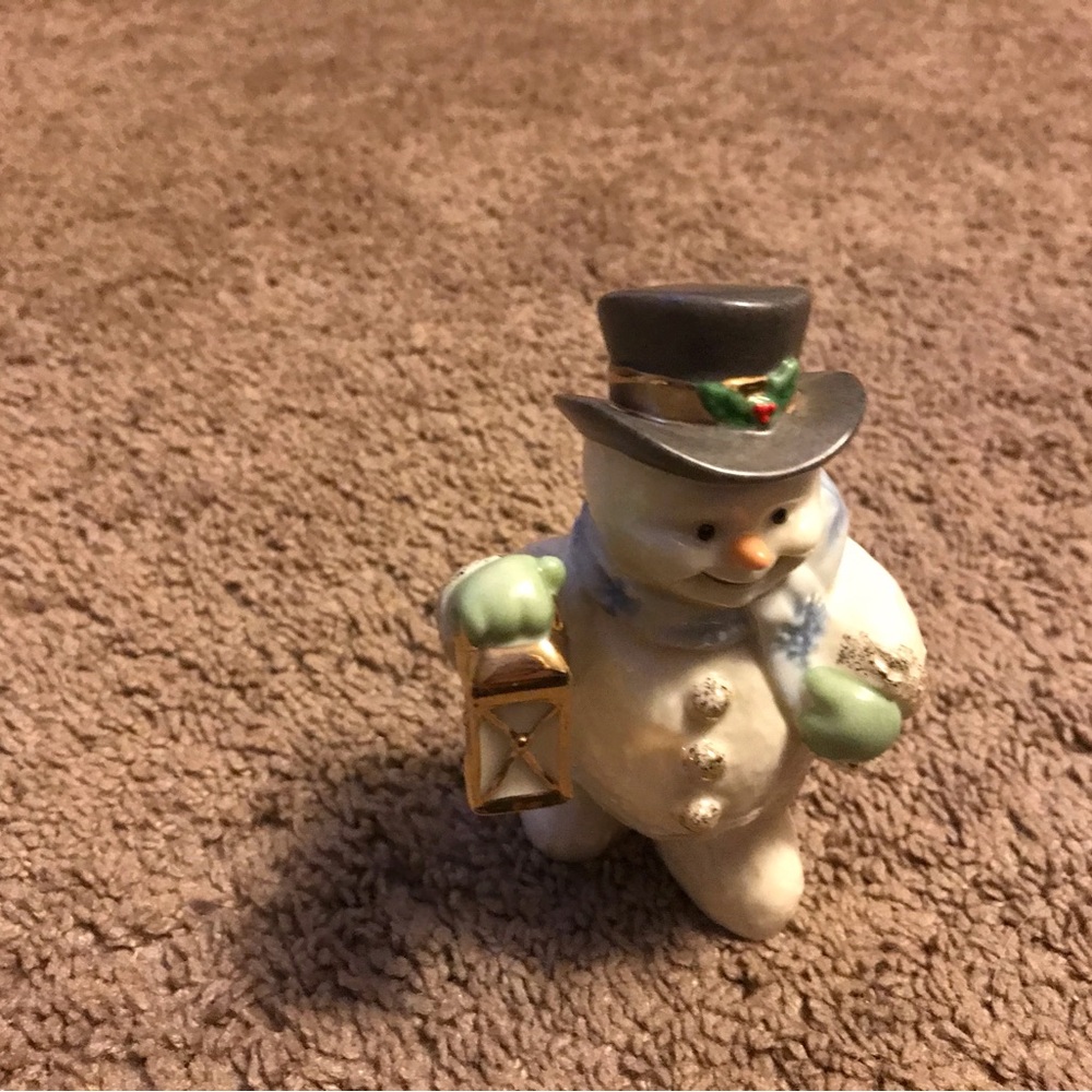 Vintage Lenox Porcelain Snowman